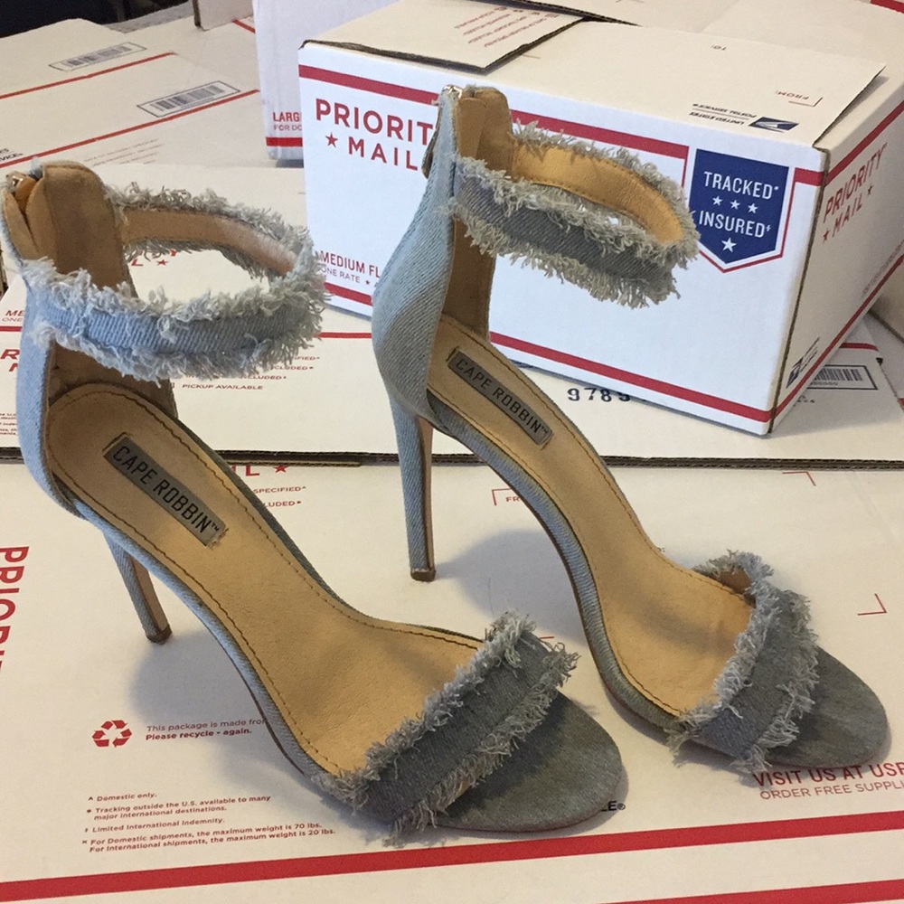 Pre-loved Cape Robbin Denim High Heels